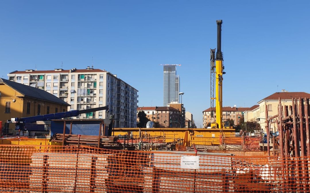 Smontato il carro ponte di Piazza Bengasi