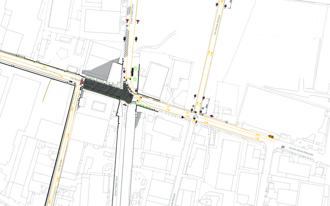 Modifiche alla viabilità di Via De Amicis a Collegno