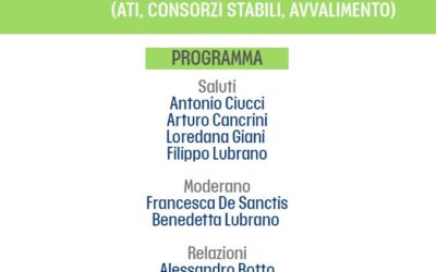 Convegno: “Problematiche connesse alla partecipazione in forma aggregata”